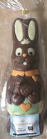 Lapin au chocolat au lait décoré
