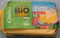 Beurre de baratte demi-sel bio