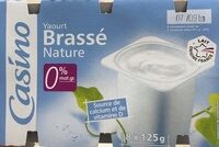 Yaourt brassé nature 0% mat. gr.