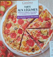 Tarte aux légumes - Tomates cerises, poivrons et courgettes grillés