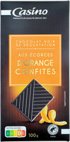 Noir dégustation aux écorces d'oranges confites