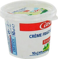 Crème fraîche épaisse entière - 30% de matières grasses