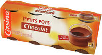 Petits pots de crème au chocolat