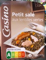 Petit salé aux lentilles vertes