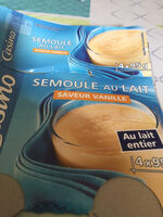 Semoule au lait saveur vanille - Au lait entier