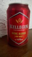 Bière blonde Pure malt Finement brassée KELLEGEN