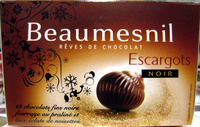 Rêves de chocolat Escargots noir Beaumesnil