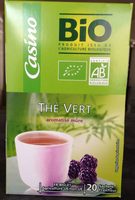 Thé vert aromatisé Mûre - 20 sachets fraîcheur