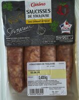 Saucisses de Toulouse (x 4)