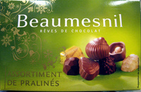 Rêves de chocolat Assortiment de pralinés Beaumesnil