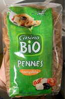 Penne Rigate au blé complet bio