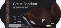 Coeur fondant - Au chocolat noir