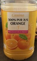 100% Pur Jus Orange Naturellement riche en vitamine C