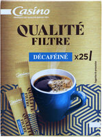 Qualité filtre décaféiné