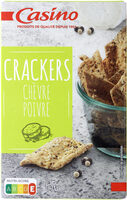 Biscuits Chèvre & poivre