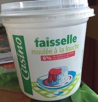 Faisselle moulée à la main 6% de matières grasses sur produit fini