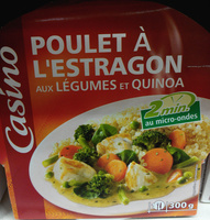 Poulet à l'Estragon aux Légumes et Quinoa