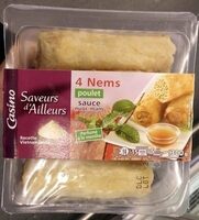 4 NEMS POULET sauce NuocMâm