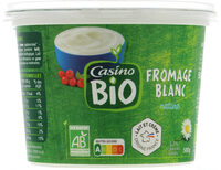 Fromage blanc bio 3.2% de mat.gr.sur produit fini