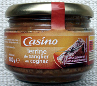 Terrine de sanglier au cognac