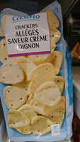 Crackers allégés saveur crème oignon