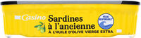 Sardines à l'huile d'olive vierge extra préparées à l'ancienne