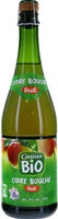 Cidre bouché brut biologique 5% vol 75cl bio