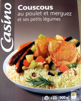 Couscous au poulet et merguez et ses petits légumes (2 portions)
