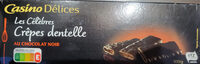 Crêpes dentelle au chocolat noir