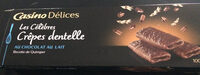 Crêpes dentelle au chocolat au lait