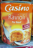 Ravioli pur bœuf sauce à l'italienne
