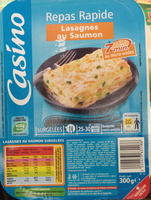 Lasagnes aux 2 saumons et aux petits légumes