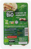 Saucisses de Francfort Bio