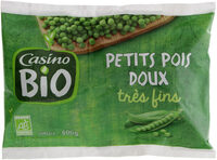 Petits pois doux très fins bio