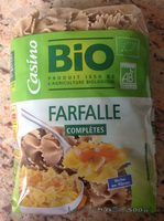 Farfalles au blé complet bio