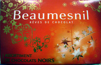 Rêves de chocolat Assortiment de chocolats noirs Beaumesnil
