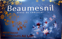 Rêves de chocolat Assortiment de chocolats au lait Beaumesnil