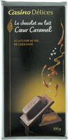 Chocolat Lait fourré caramel à le fleur de sel de Guérande