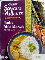 Poulet tikka massala et riz basmati