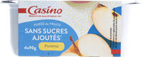 Purée de fruits Pomme sans sucres ajoutés