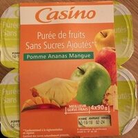 Purée de fruits Pomme Ananas Mangue