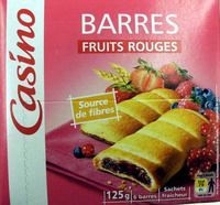Casino barres fruits rouges