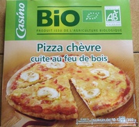 Pizza chèvre cuite au feu de bois bio