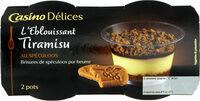 L'éblouissant Tiramisu au spéculoos Brisures de spéculoos pur beurre