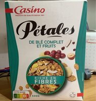 Pétales de blé complet et fruits