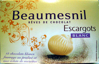 Rêves de chocolat Escargots blanc