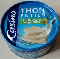 Thon entier à l'huile d'olive vierge extra