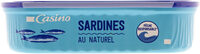 Sardines au naturel