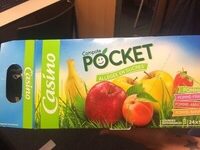 Compote POCKET  allégée en sucres