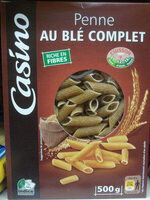 Penne rigate au blé complet Casino
